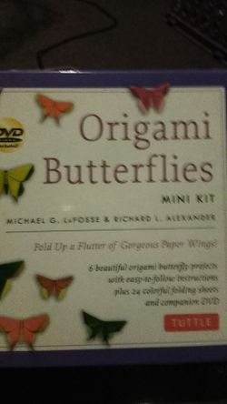 Origami Butterflies mini kit