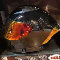 New Black Dot Motorcycle Helmet $150