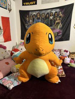 HUGE charamander plushie