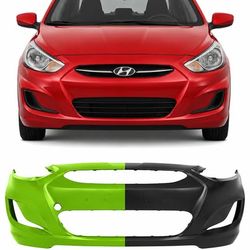 2014-2017 Hyundai Accent - Painted Front Bumper