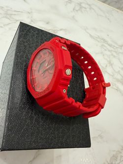 Mens Casio Red G-Shock Carbon Core Guard