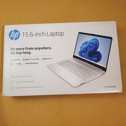 Brand New Laptop HP 15.6" FHD Laptop - Windows 11 Home in S Mode - AMD Ryzen 5 Processor - 8GB RAM - 512GB SSD Flash Storage - Silver (15-ef2040tg)