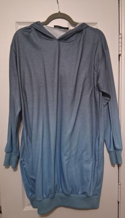 Hooded sweatshirt dress