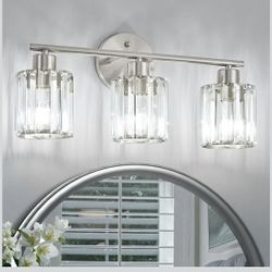Crystal Bathroom Light Fixtures, Bathroom Lighting Fixtures