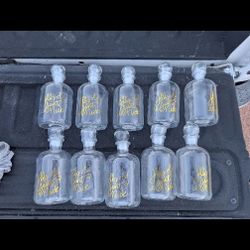  10-Jolly Old Saint Nick C5hristmas Bottle (New) Paid $5 For Each