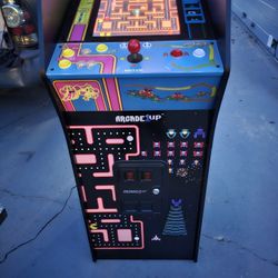 Arcade1Up Ms. Pac-Man/Galaga Class of '81 Deluxe Arcade Machine, Good Condition , Grt Gaming