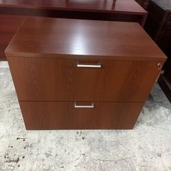 OFFICE/HOME FILE CABINET 2 DRAWERS LATERAL WOODEN FILE 