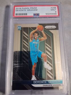 2018 rookie card devonte Graham psa 9