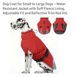 Dog Coat Sz XXL