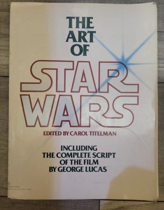 Vintage The Art of Star Wars Edited Carl Titelman Paperback Book RARE