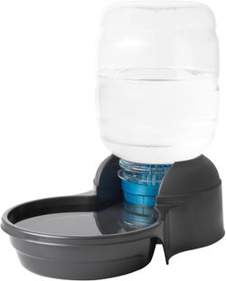 Petmate Replendish Dog Water Dispenser Gravity Waterer with Microban Protection Base, 4 Gallon
