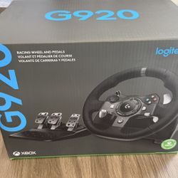 New Logitech G920 Racing Wheel & Pedals | Force Feedback | Xbox Series X|S / Xbox One / PC / Mac