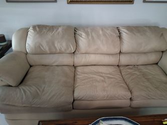 Beige couch