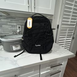 Supreme Black Backpack