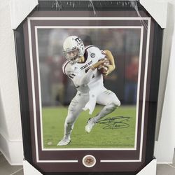 Johnny Manziel Texas A&M Framed Memorabilia – Collector Item
