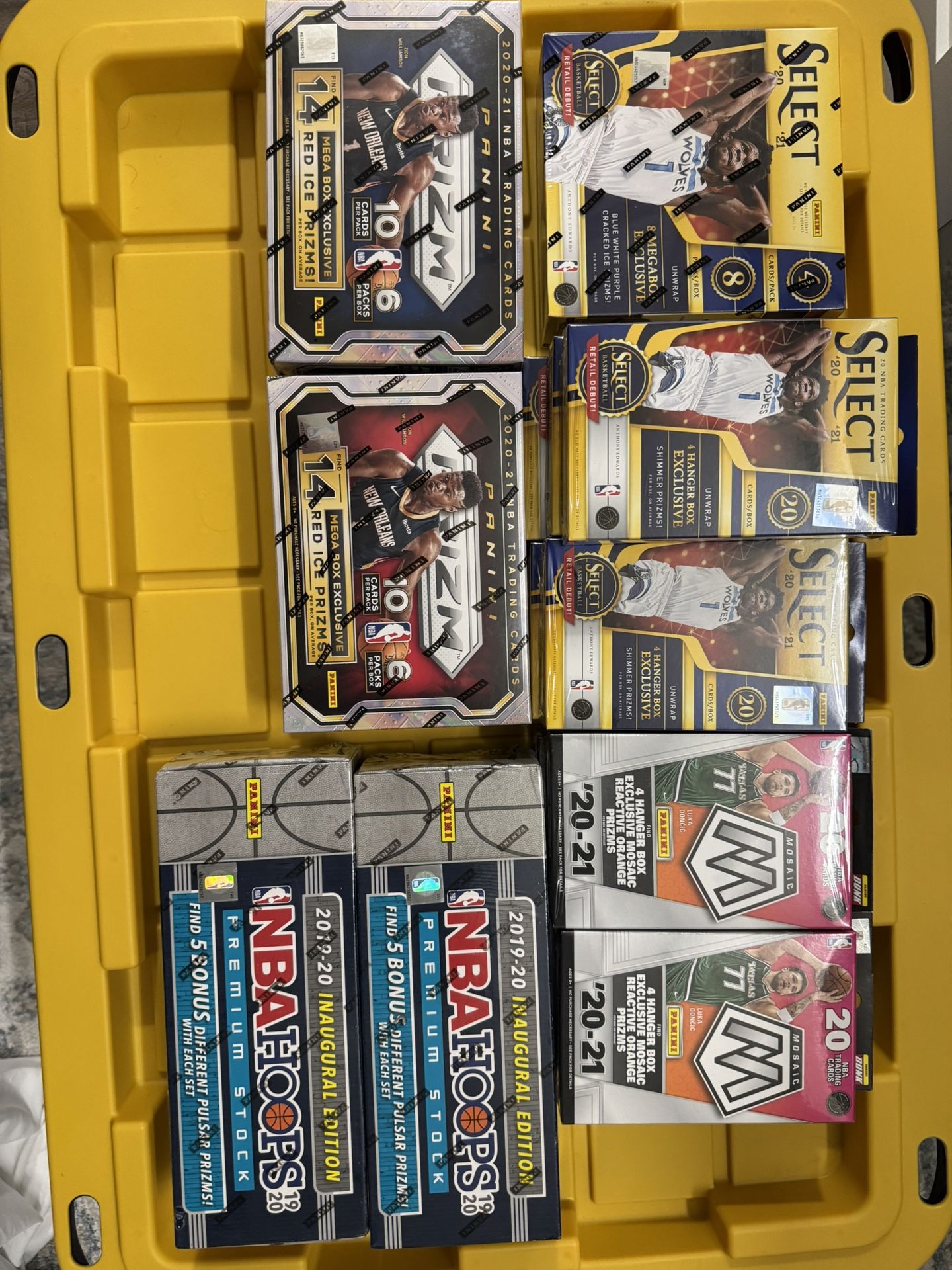 2020-21 Sealed Basketball Cards