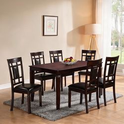 Dinette set seven chair