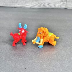 Zuru Smashers Dino Ice Age Surprise Deer Frosted Red/ Blue Ice Age Mammoth Zuru  Lot of 2 