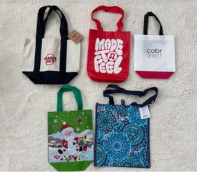 5 tote bag lot - Trader Joe’s + Lululemon + More!