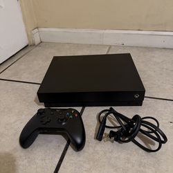 Xbox One X 1TB w/ Controller + Cables
