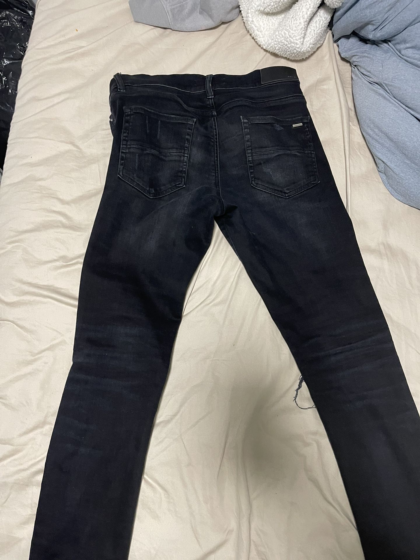 Amiri Paint Drip Logo Jeans for Sale in The Bronx, NY - OfferUp