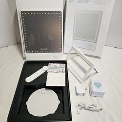 Riki Loves Riki Skinny 3X Mini Lighted Vanity Mirror With Bluetooth New (READ)