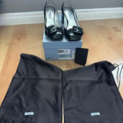 Gorgeous New Prada Shoes Size 38 (8) Please Read Post Before Messaging 