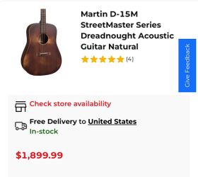 Martin guitar
