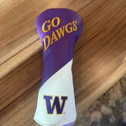 UW Hybrid Golf Headcover Custom Made 1/1 University of Washington