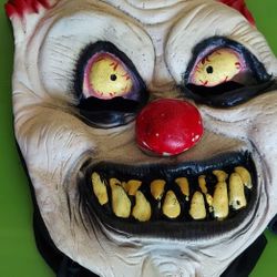 HALLOWEEN CRAZY EVIL CLOWN MASK WITH HOOD