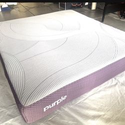 King Mattress Bed Purple