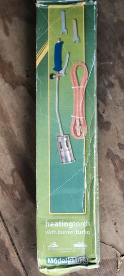 Harbor Freight Propane Heating Torch with Turbo Burner & Hose – Model 91033