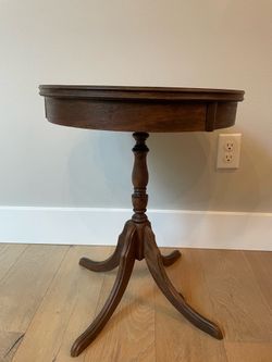 Small pedestal table