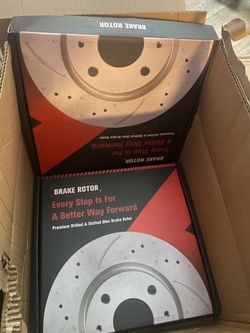 Rear brake rotor and pads NEW
