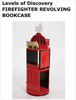 Levels of Discovery Firefighter Revolving Bookcase