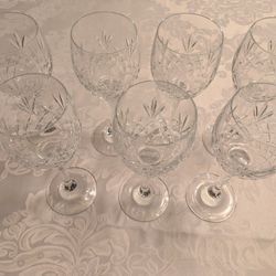 Waterford Marquis Crystal Serena Wine Glass 7 And 1/4 In Tall