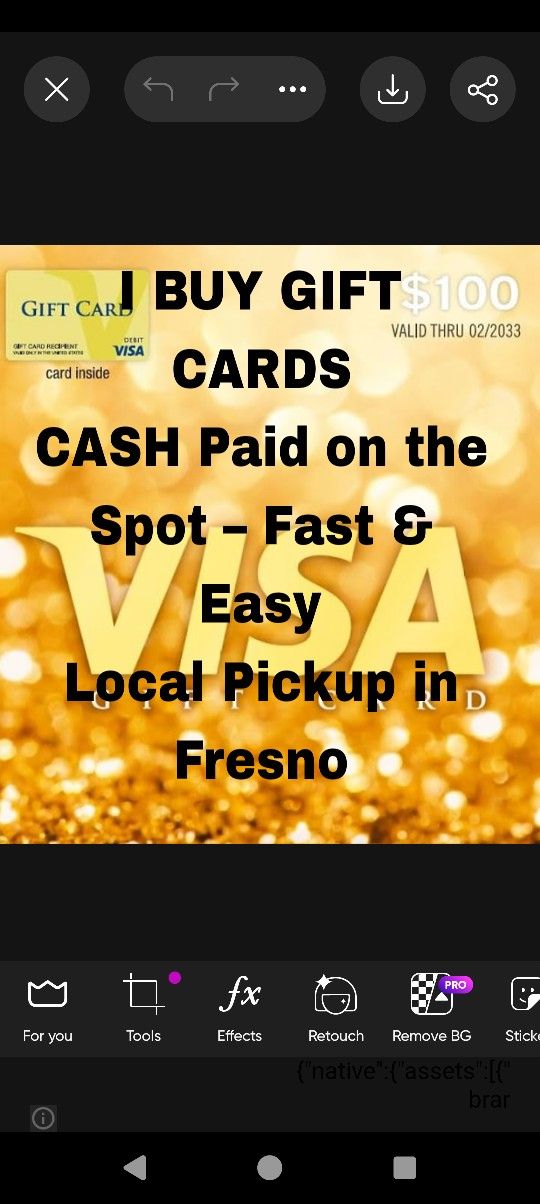 I Pay Cash For Your Gift Cards