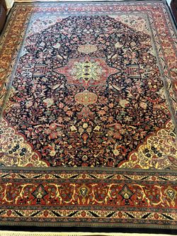 Rug, Hand woven Persian Isfahan Style Rug,8x10