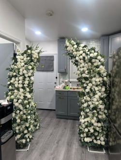 Faux Flower Arch