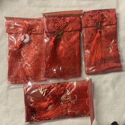 red envelopes (brocade material)