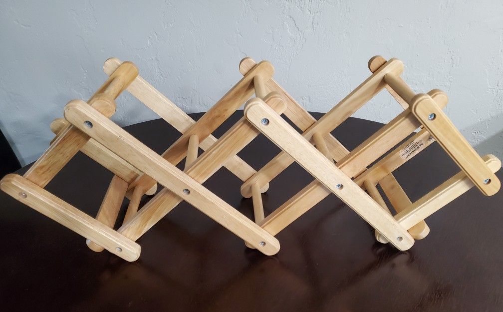 Kamenstein Wood Wine Rack 