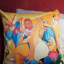 Pokemon Pillow Cushion Charizard Squirtle Bulbasaur Etc