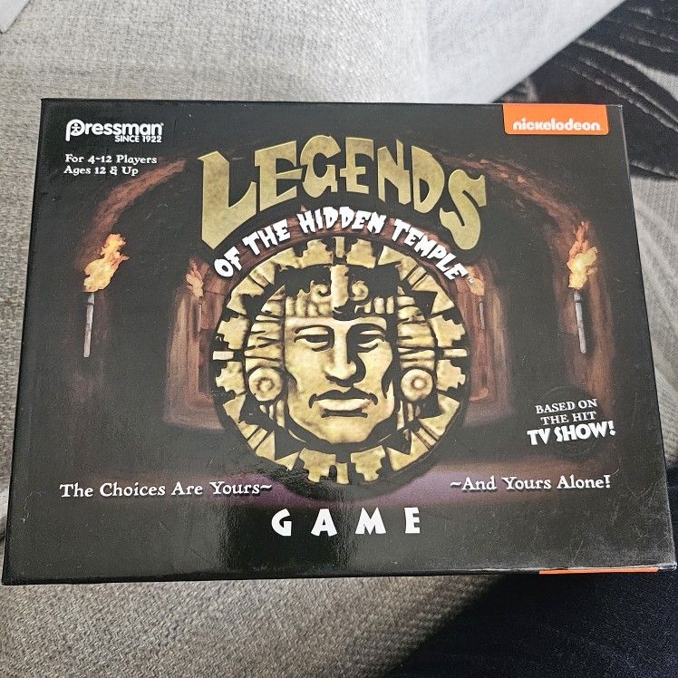 New Legends Of The Hidden Temple Board Game 