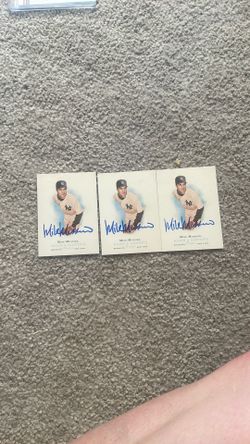 Mike Mussina Signed Allen Ginter