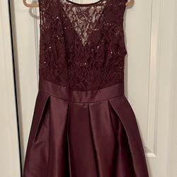 Wine Red Formal Dress