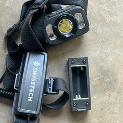 Swiss tech headlamp with motion sensor