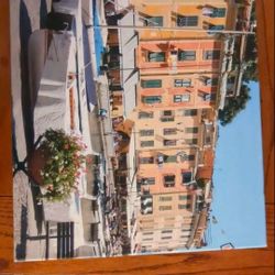 Decorative Wall Art / City Street Canvas Print