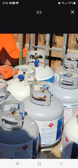 New full propane tanks firm price