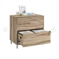 Lateral File Cabinet with Metal Base