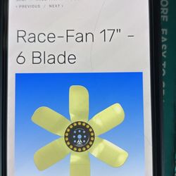 Radiator cooling fan, By Race-Fan